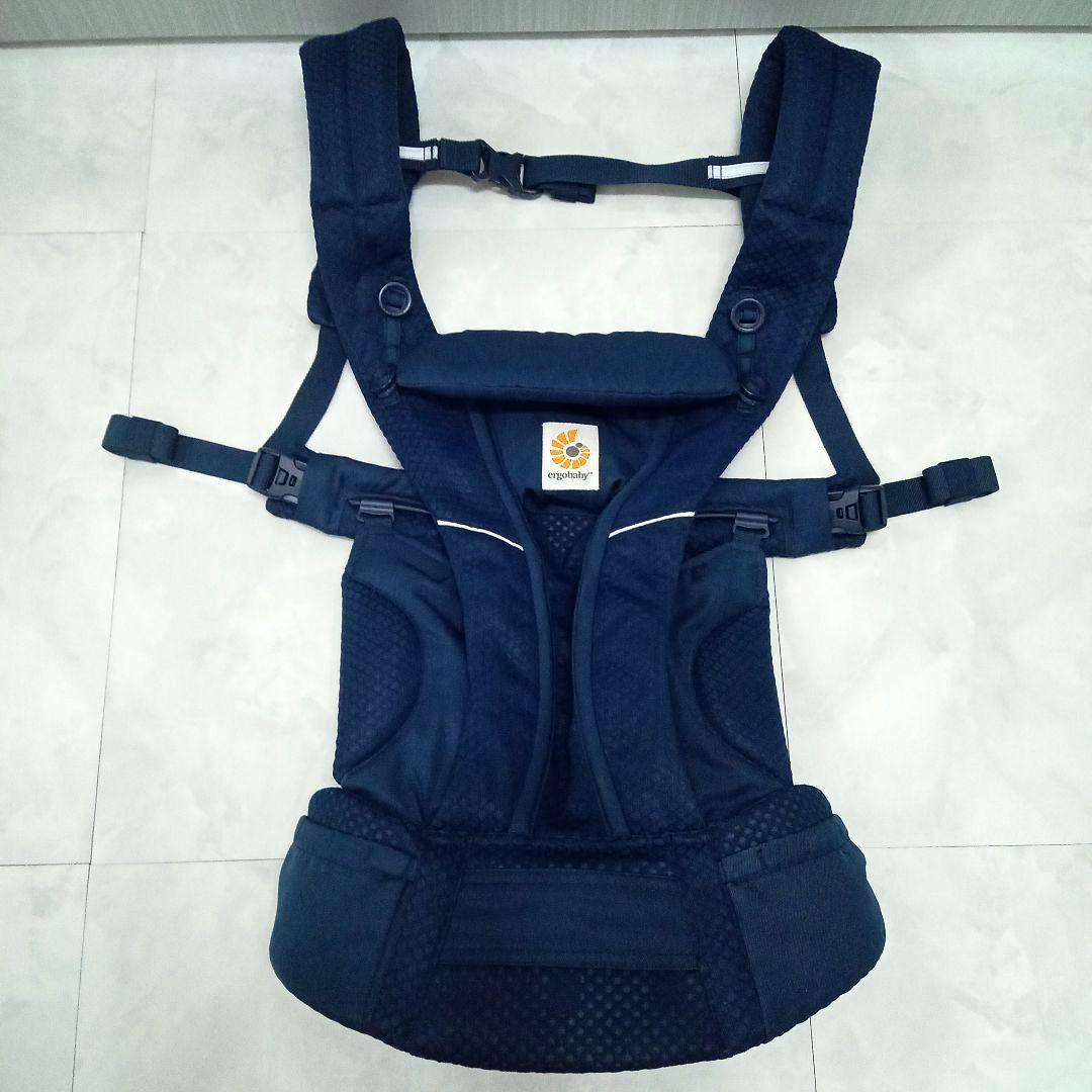 極美品♡国内正規品《エルゴベビー》オムニブリーズ・ミッドナイトブルー