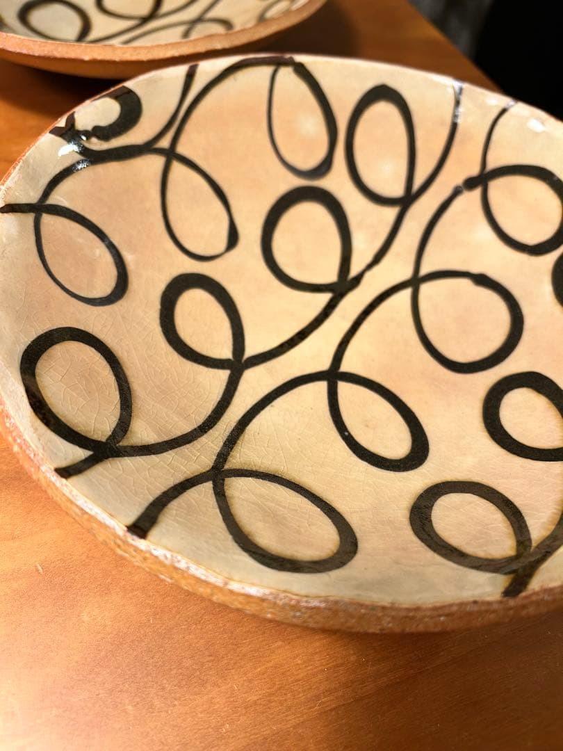 前野直史さん くるくるスリップウェア 2点セット - メルカリ