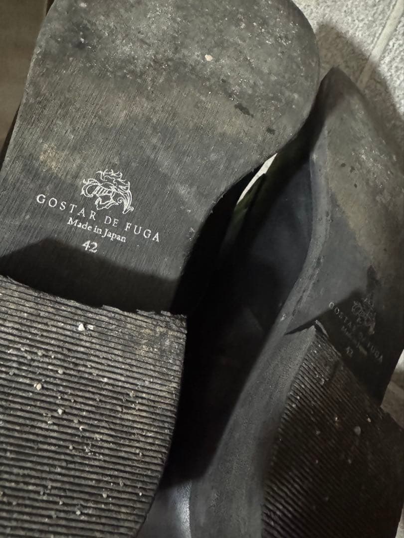 GOSTAR DE FUGA レザー ヒールブーツ y2k vkei お兄系