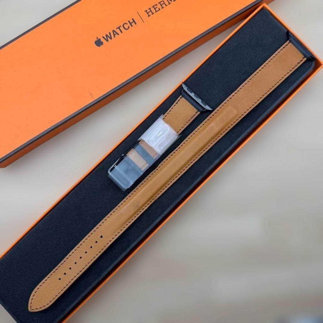 Apple Watch エルメス ブラック ドゥブルトゥール 二重 - メルカリ