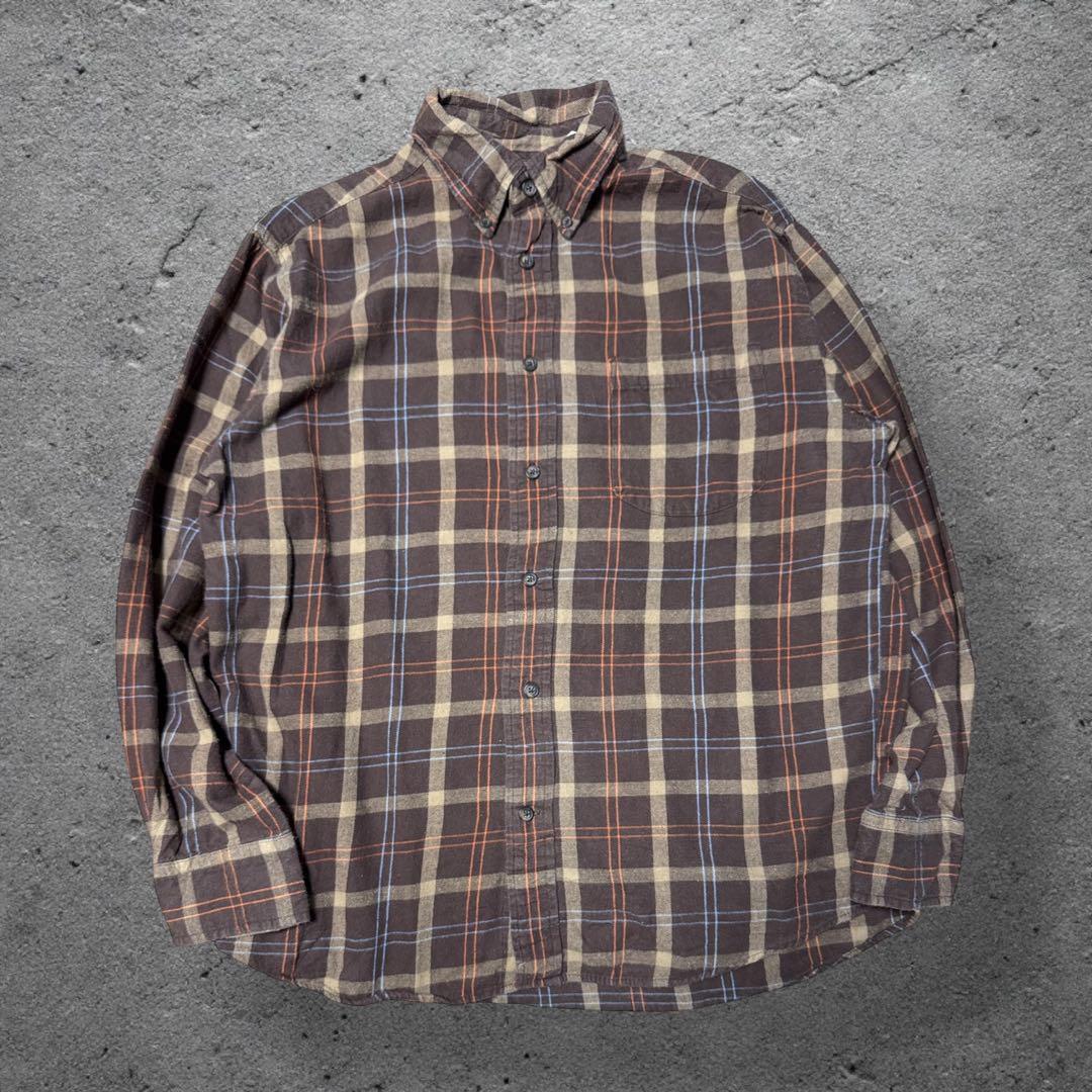 St John's Bay チェックネルシャツ 90sY2K BD古着 アメカジ - メルカリ