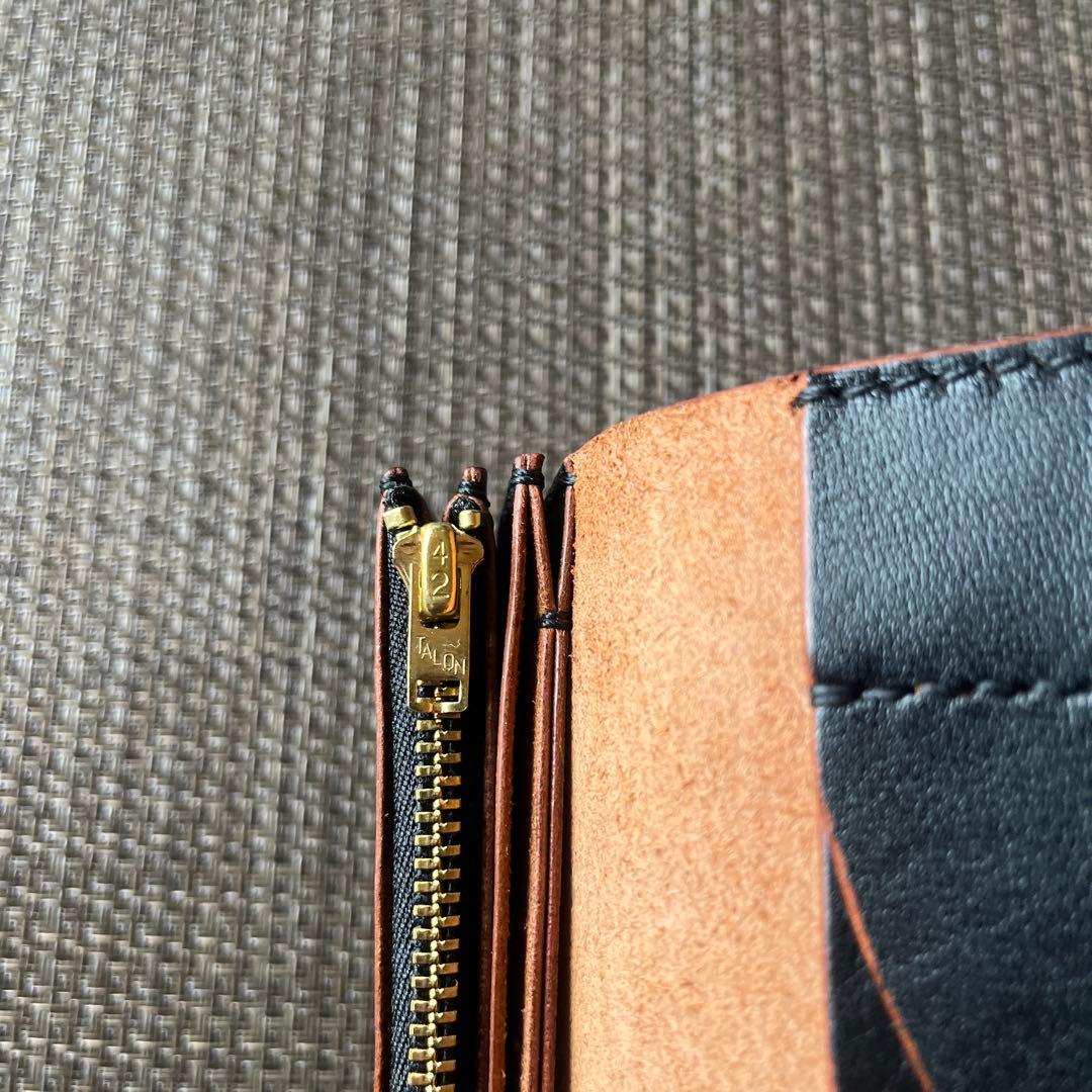 MARYAM ホースフロント ミドルトラッカーウォレット 茶芯 - メルカリ