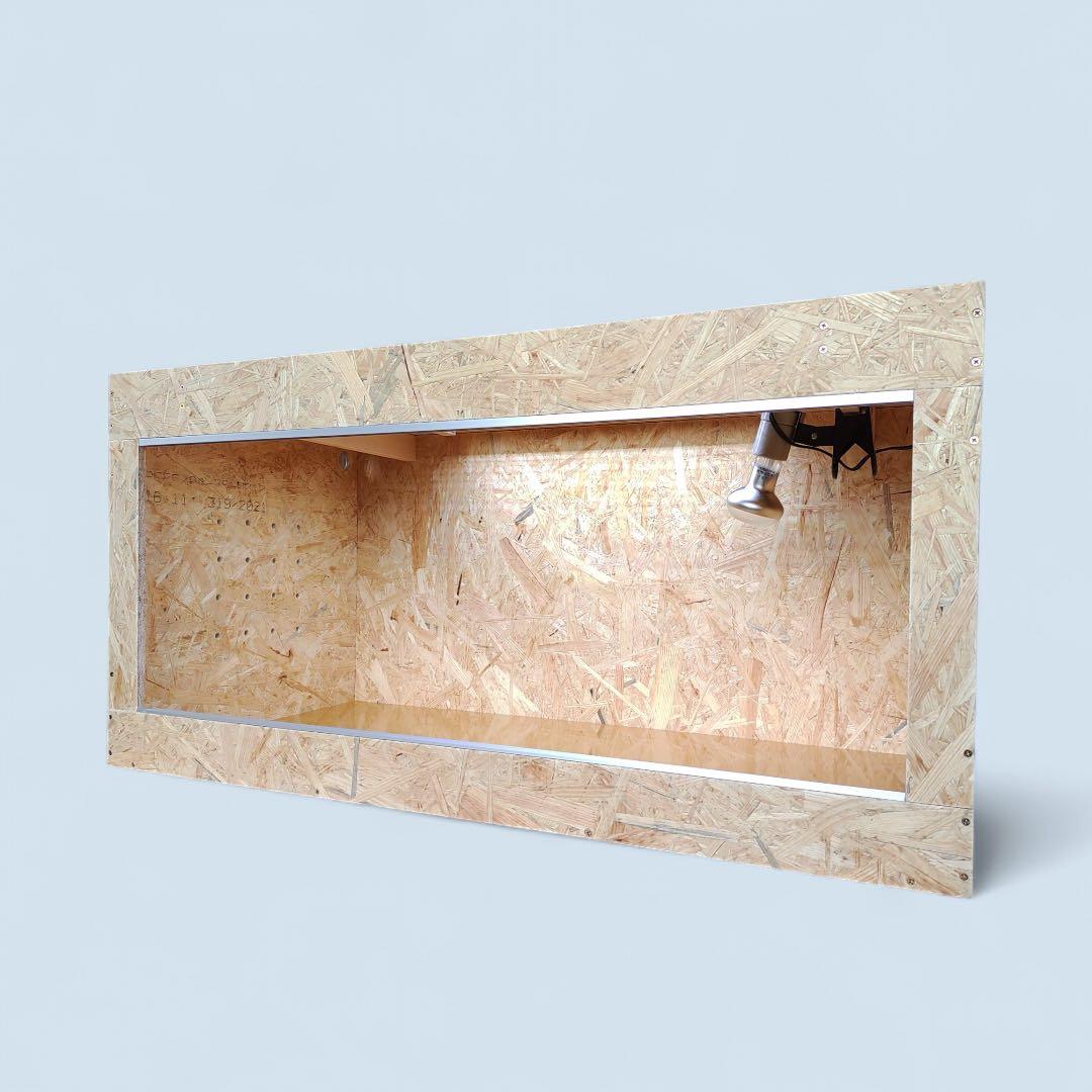 爬虫類ケージ 90×45×45㎝ 金網異形②箇所　付け木追加 強固な爬虫類「標準ケージ」90×45×45cm◇送料無料 #爬虫類ケージ