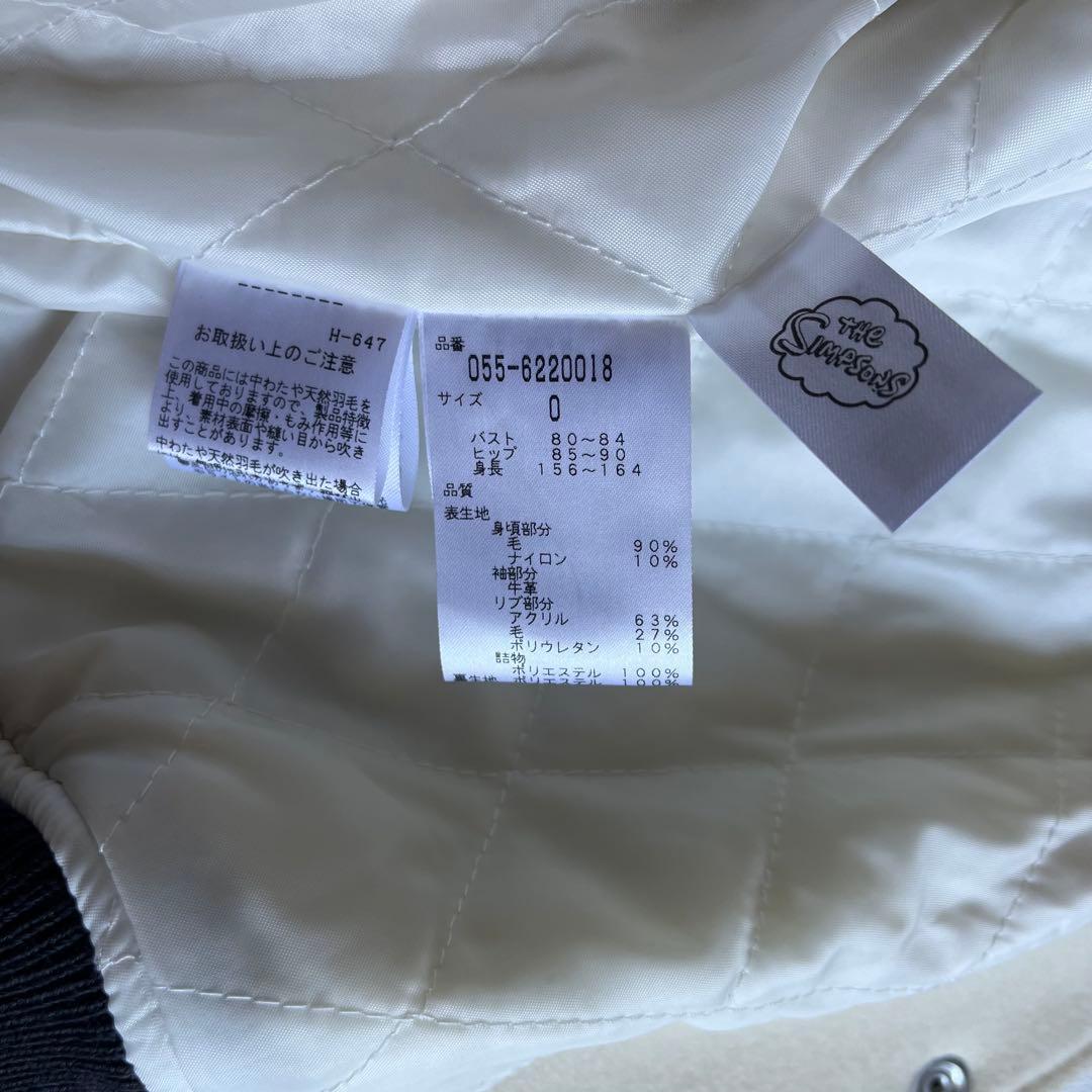 極美品 パーリーゲイツ×シンプソンズ 希少コラボ スタジャン レザー