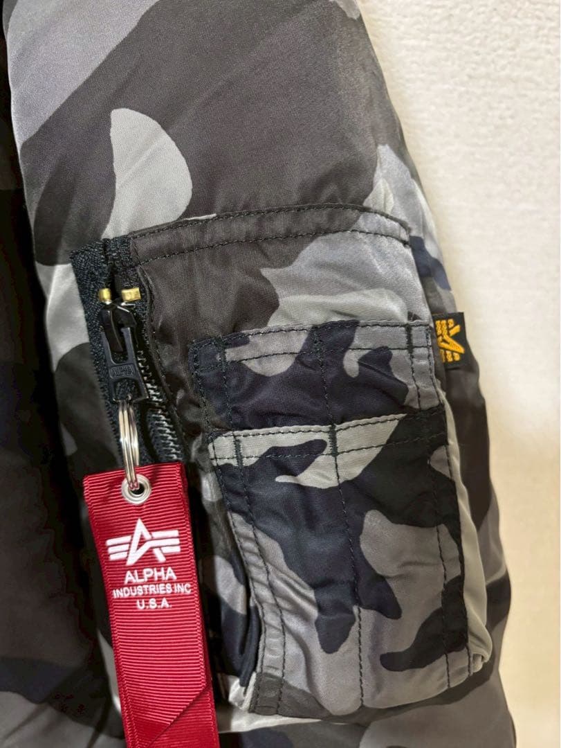 5XL希少サイズ】ALPHA INDUSTRIES MA-1 迷彩グレー - メルカリ