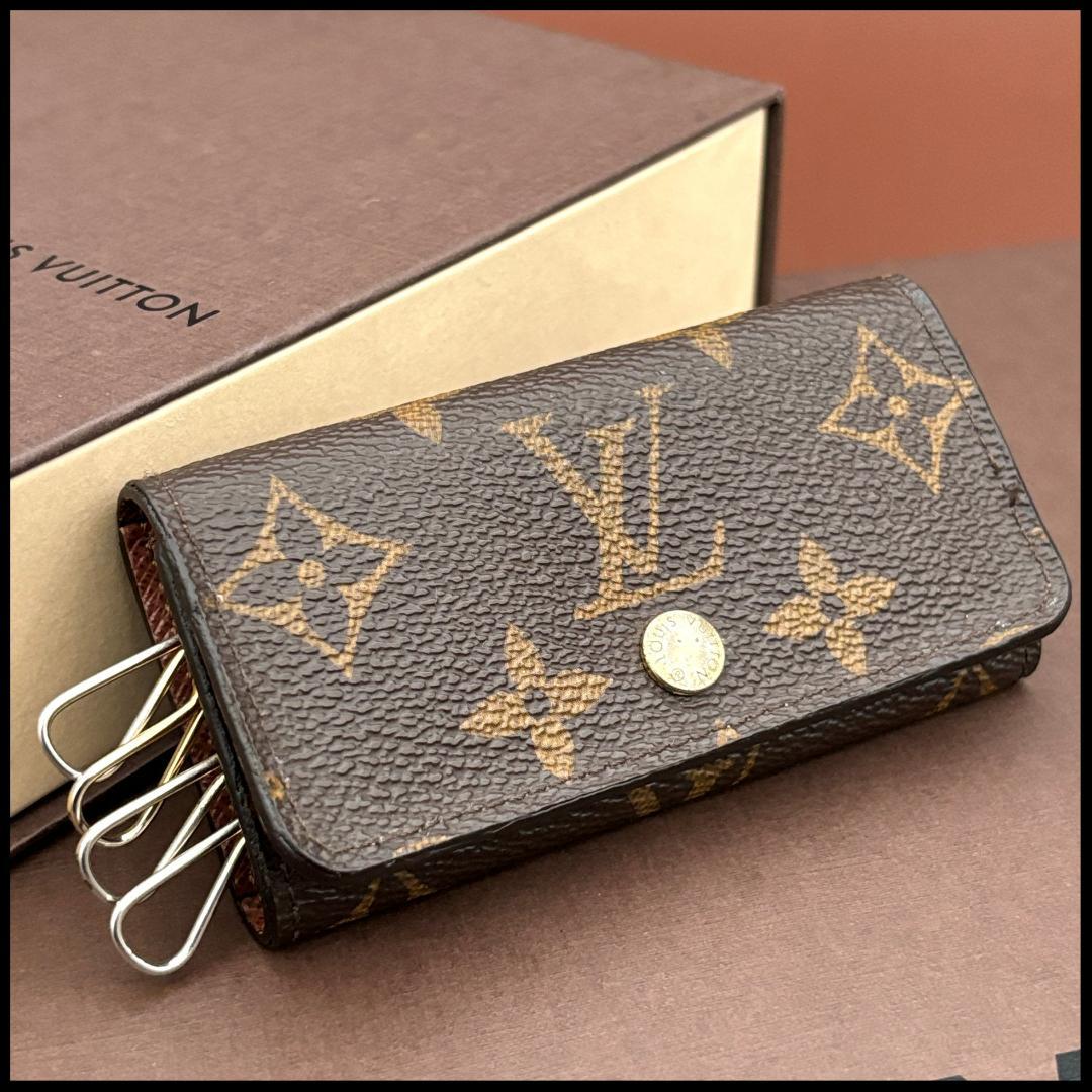 ルイヴィトン　モノグラム　キーケース　ミュルティクレ4　キーホルダー　ブラウン 楽天市場】【10%OFF】 ルイヴィトン キーケース 4連 ミュルティクレ4