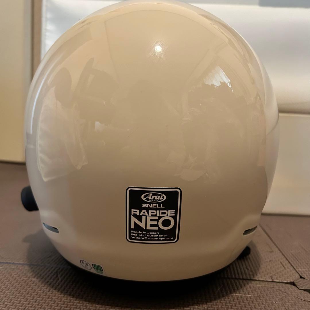 Arai ラパイドネオ フルフェイスヘルメット クリーム色 - メルカリ