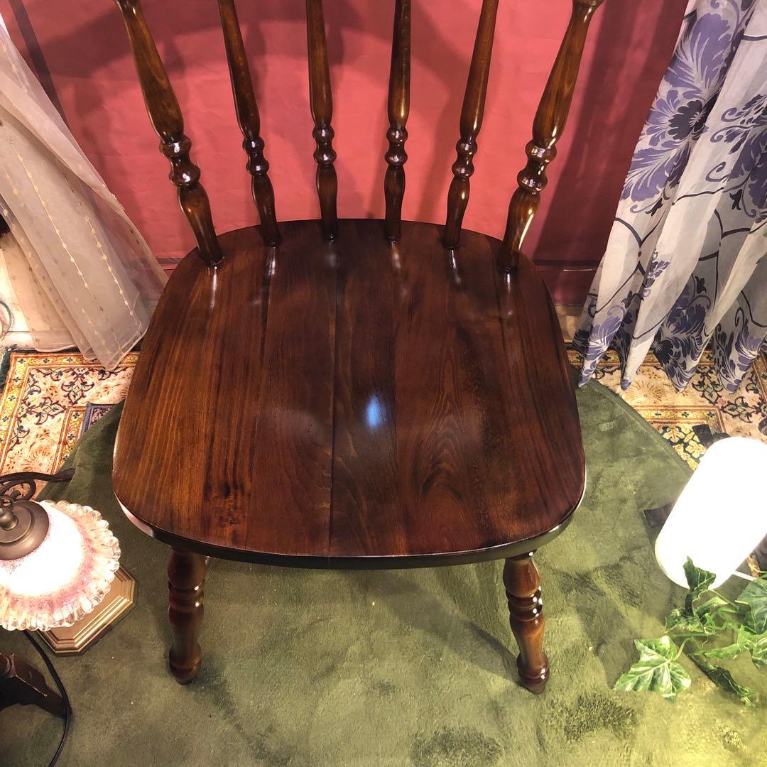 Sale L2 80's ヴィンテージ ウィングバッグ スピンドルチェアの通販は