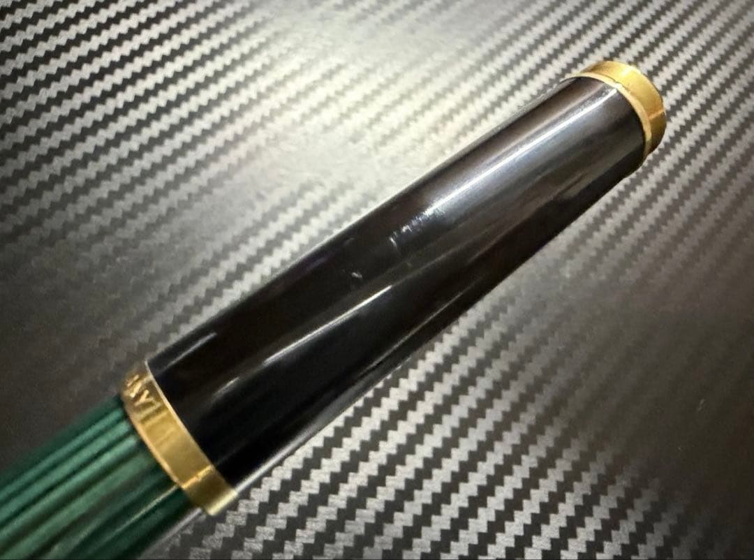 極美品 ペリカン 400 緑縞 F 細字 万年筆 - メルカリ
