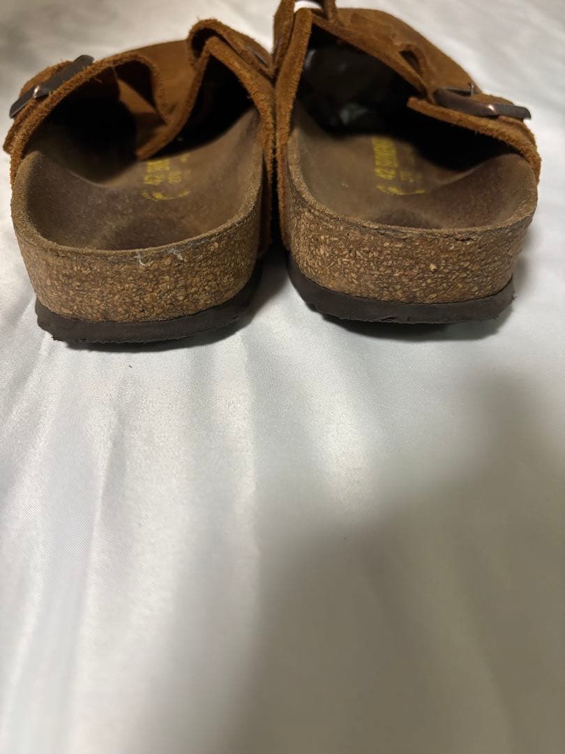 ビルケンシュトック　ボストン　42 27.0cm スウェード レザー ブラウン