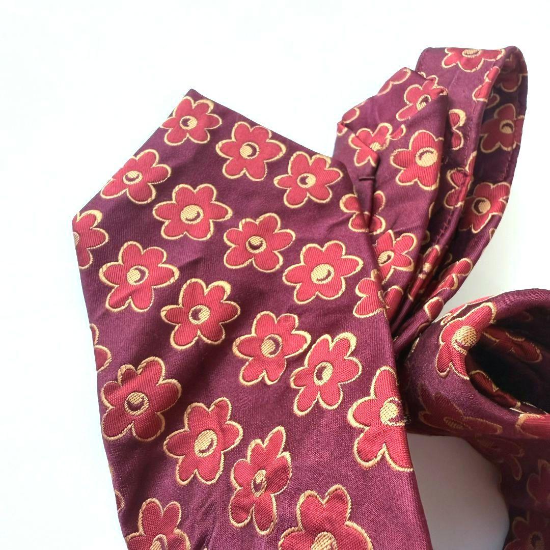 極美品】コムデギャルソン オムドゥ HOMMEDEUX ネクタイ 花柄 シャツ