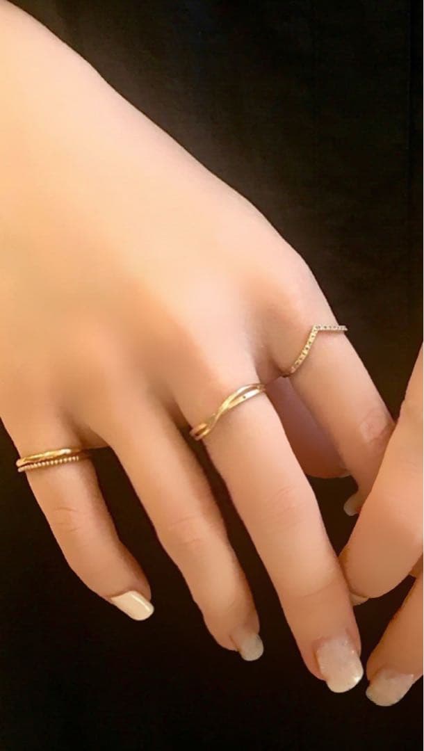 PAS TIERRA Briller K10 ダイヤ 0.04ct リング