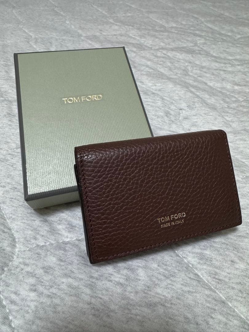 最終価格！　TOM FORD 名刺入れ　トムフォード TOM FORD トムフォード T LINE ロゴ カードケース (TOM FORD/カード