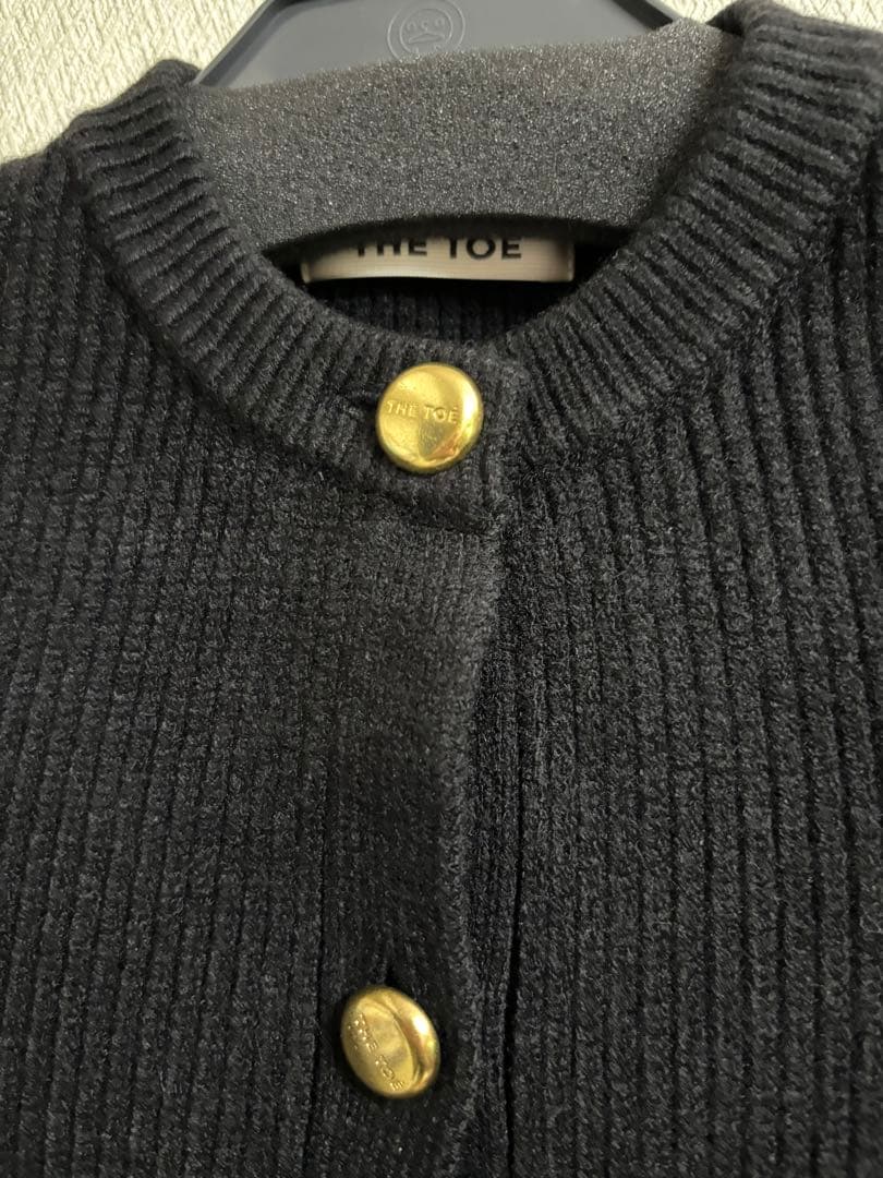 THETOE TOÉ Rosen Peplum Cardigan Sサイズ