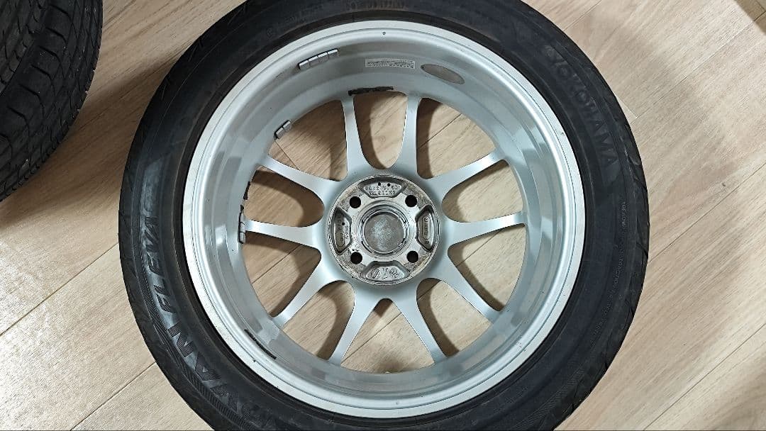 千葉県手渡し　エンケイPF01 100-4H 6.5J +53 4本