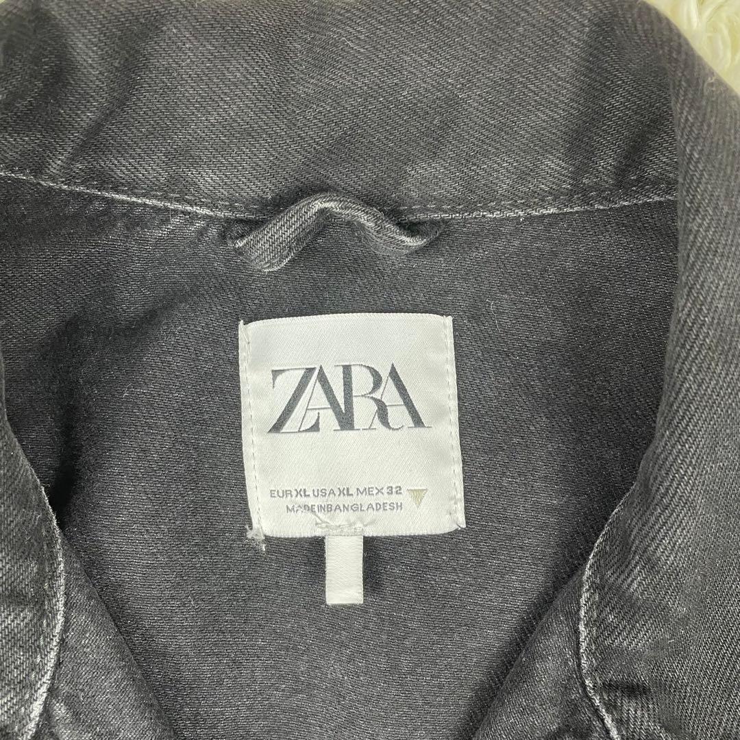 ZARA ジャンプスーツ デニム FULL LENGTH CUT OUT TRF - メルカリ