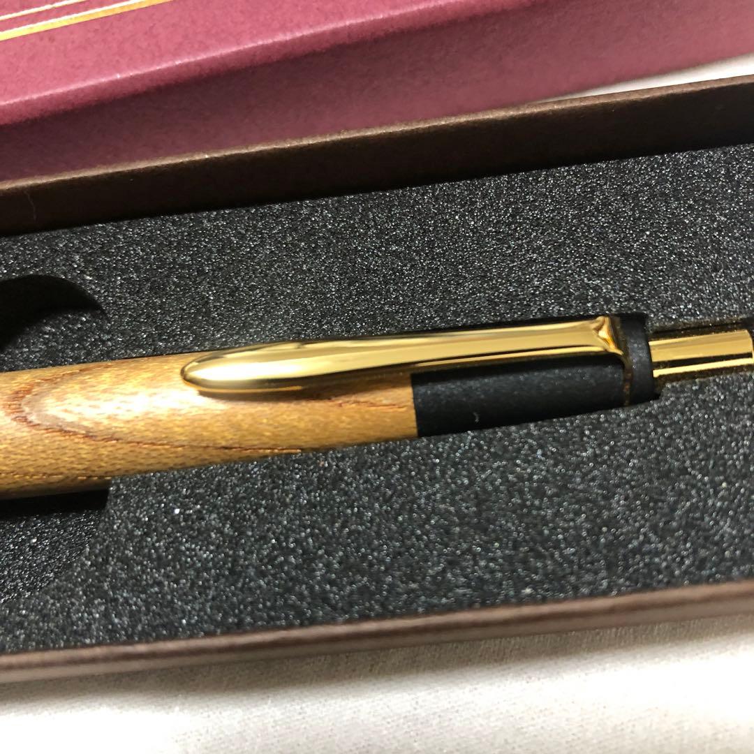 ボナンペン欅真鍮金具シャーペン定価検索用野原工芸工房楔クラフトエー