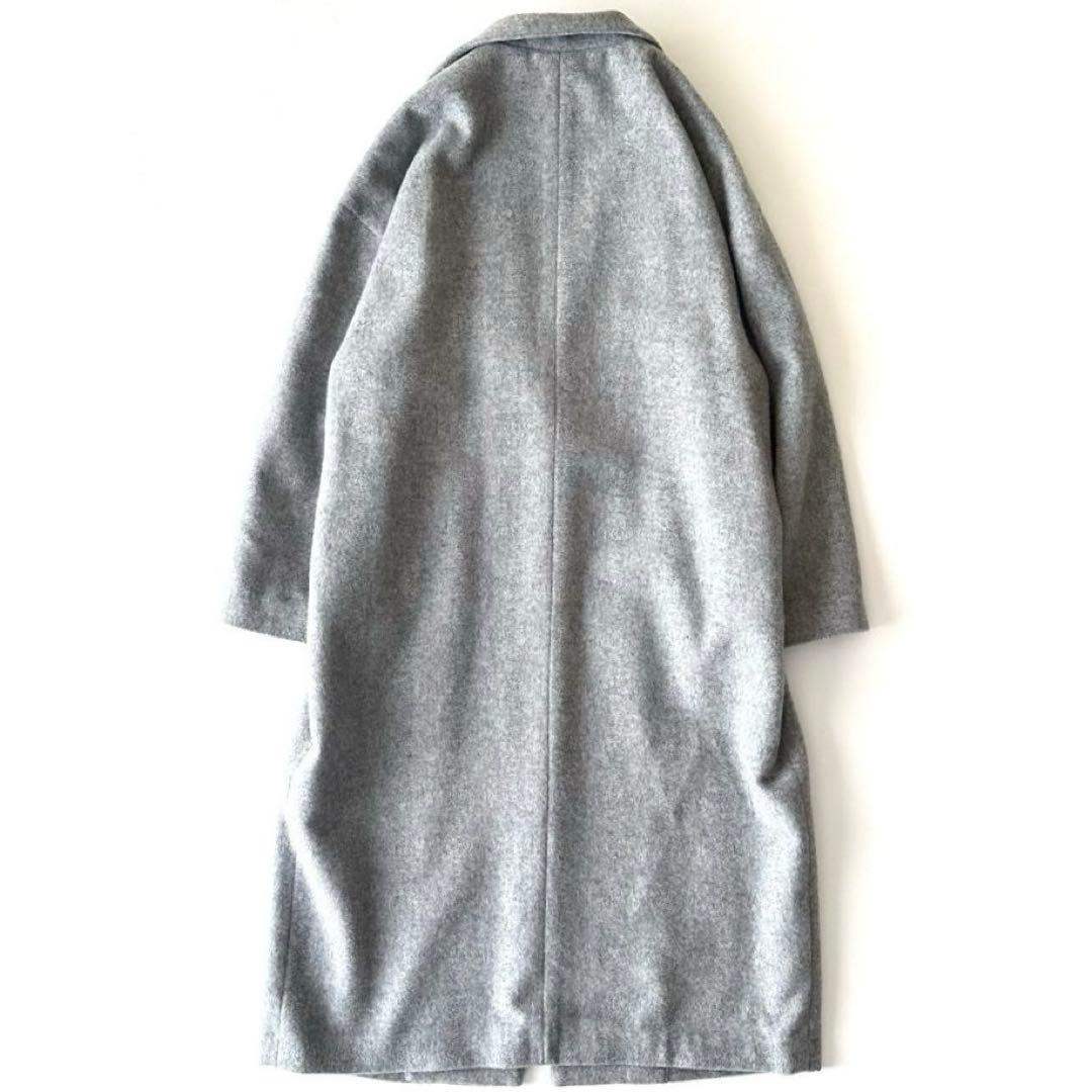 美品 ミズイロインド LEE別注 スタンドカラーウールコート 日本製 24AW