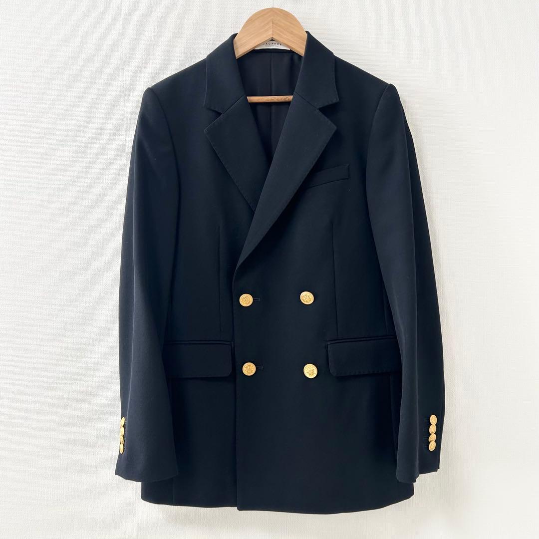 MACPHEE ビンテージギャバジン ダブルブレストジャケット ネイビー 34