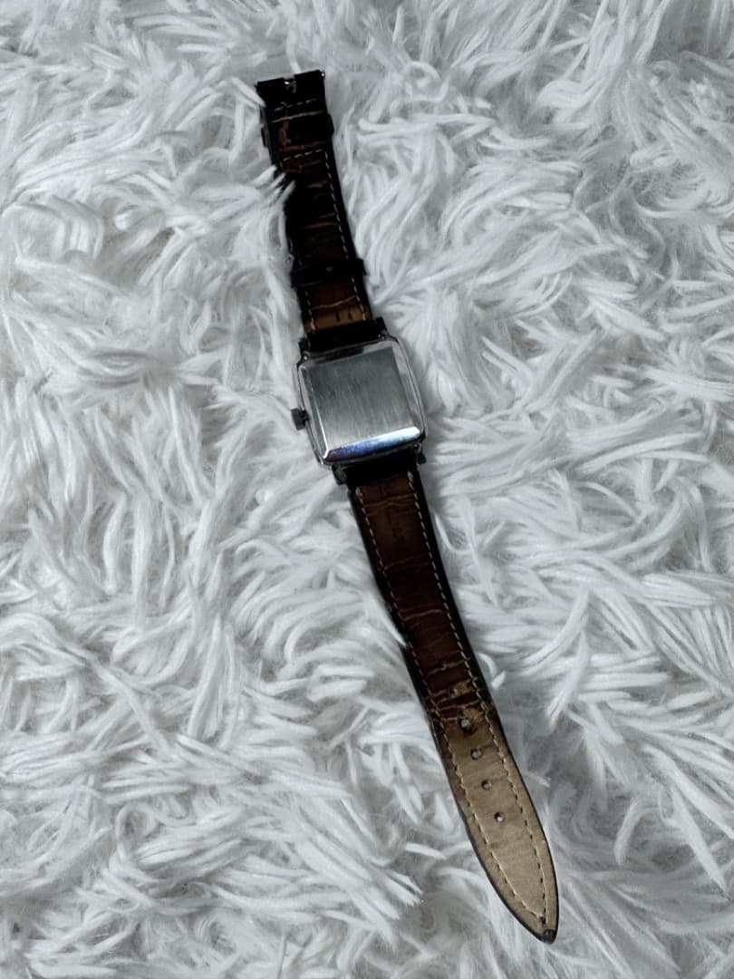 ジラールペルゴ 1950s 17石自動巻Cal.21 130 スクエア クロコ革 - メルカリ