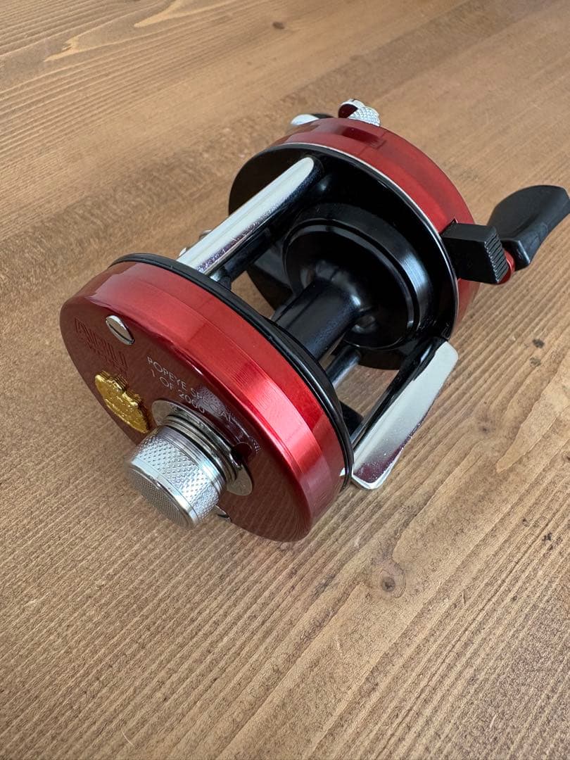 アブガルシア アンバサダー　2500c レッド ポパイ アブガルシア アンバサダー 2500c レッド ポパイ - メルカリ