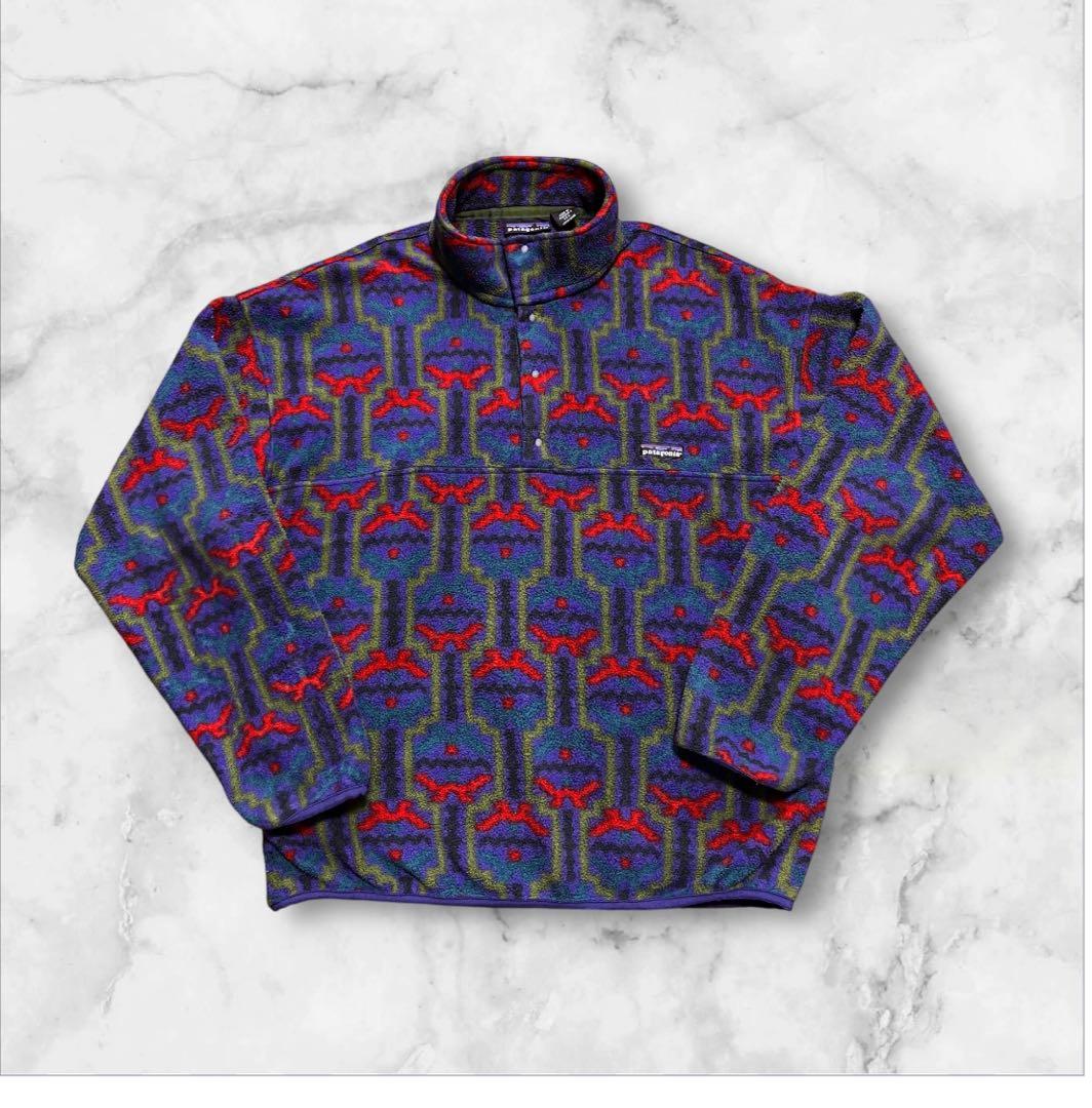 90s 雪無しタグ パタゴニア スナップTテウェルチェ柄キムタク着 - メルカリ