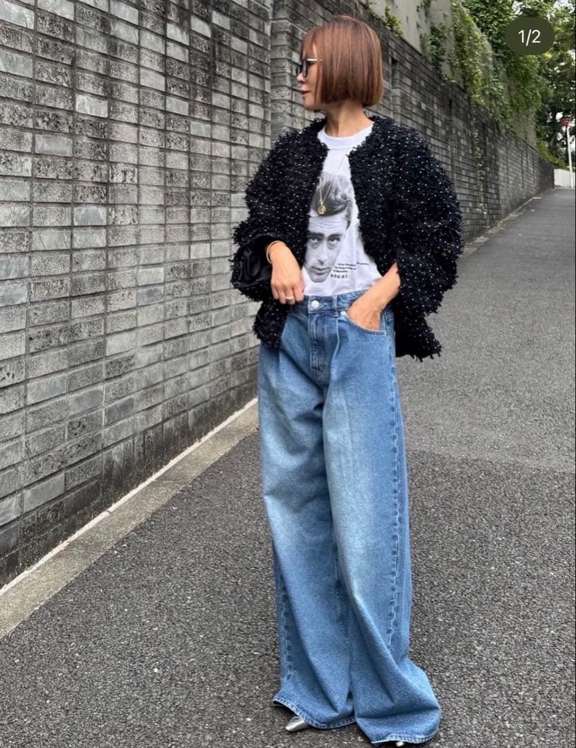 cygne ツイードジャケット cygne シーニュ ツイードジャケット カーディガン Xavier 新品タグ付