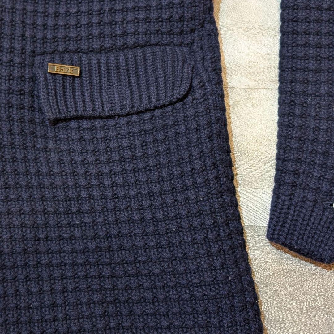 ☆大寒セール☆イタリア製 Bark ニットコート カモフラ裏地