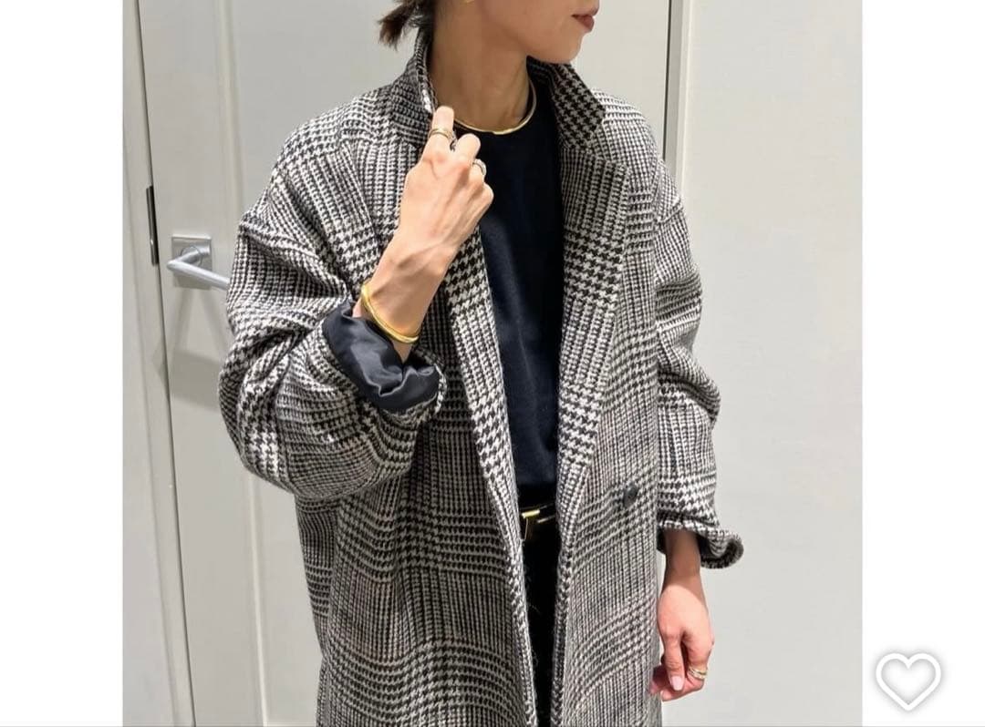 2025AWアパルトモン LISIERE CHECK W COAT - メルカリ
