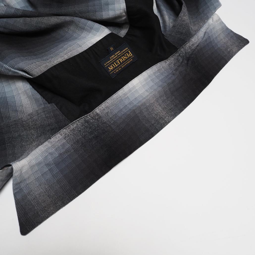 美品 PENDLETON 23AW オンブレ オープンカラーボードシャツ 好配色
