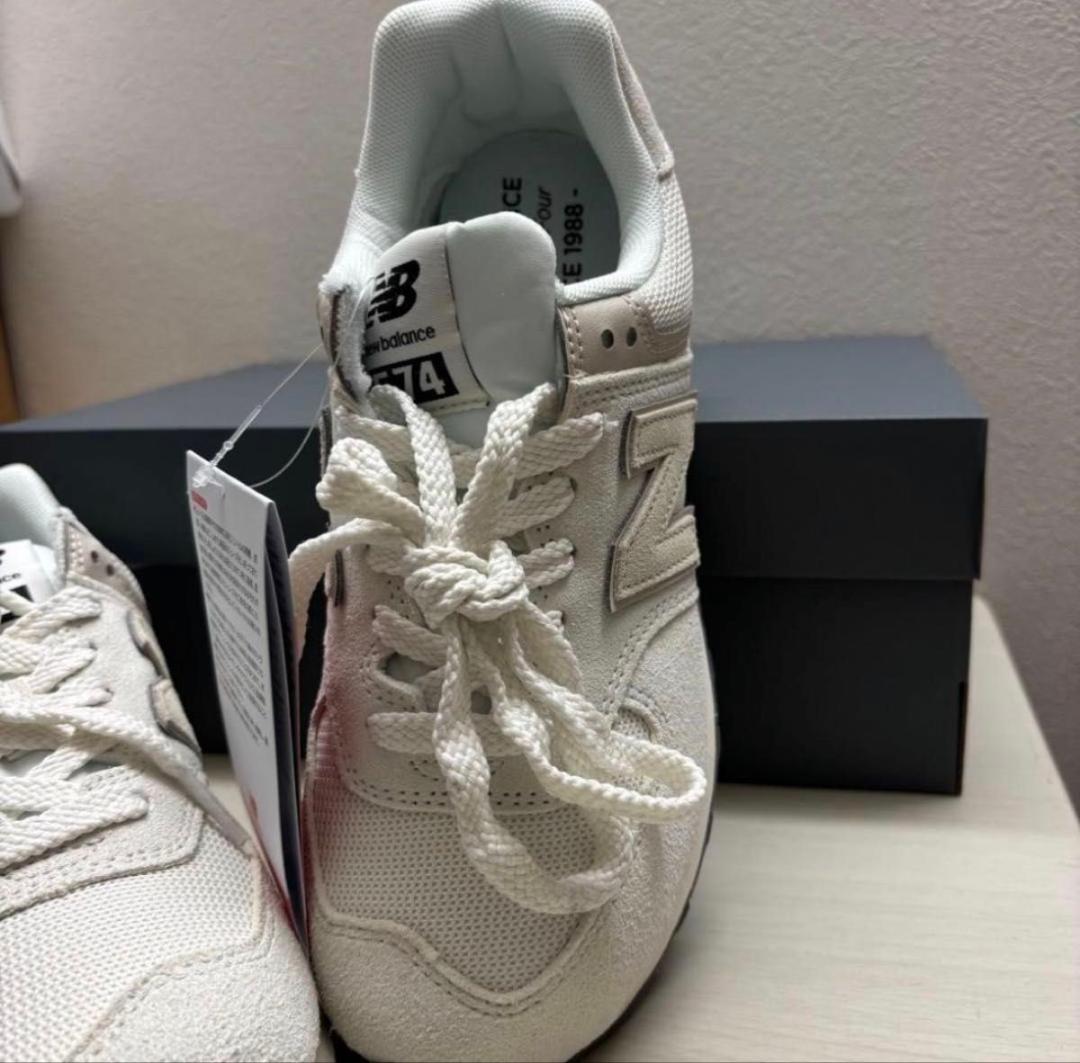 【新品】ニューバランス　U574OF2 D 26.0cm オフホワイト