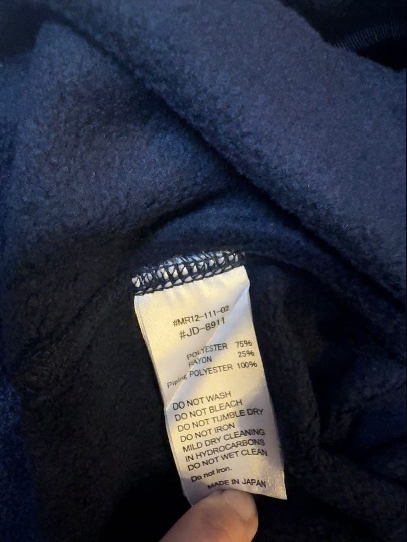 未使用 ダントン フリースジャケット ダークネイビー38L - メルカリ