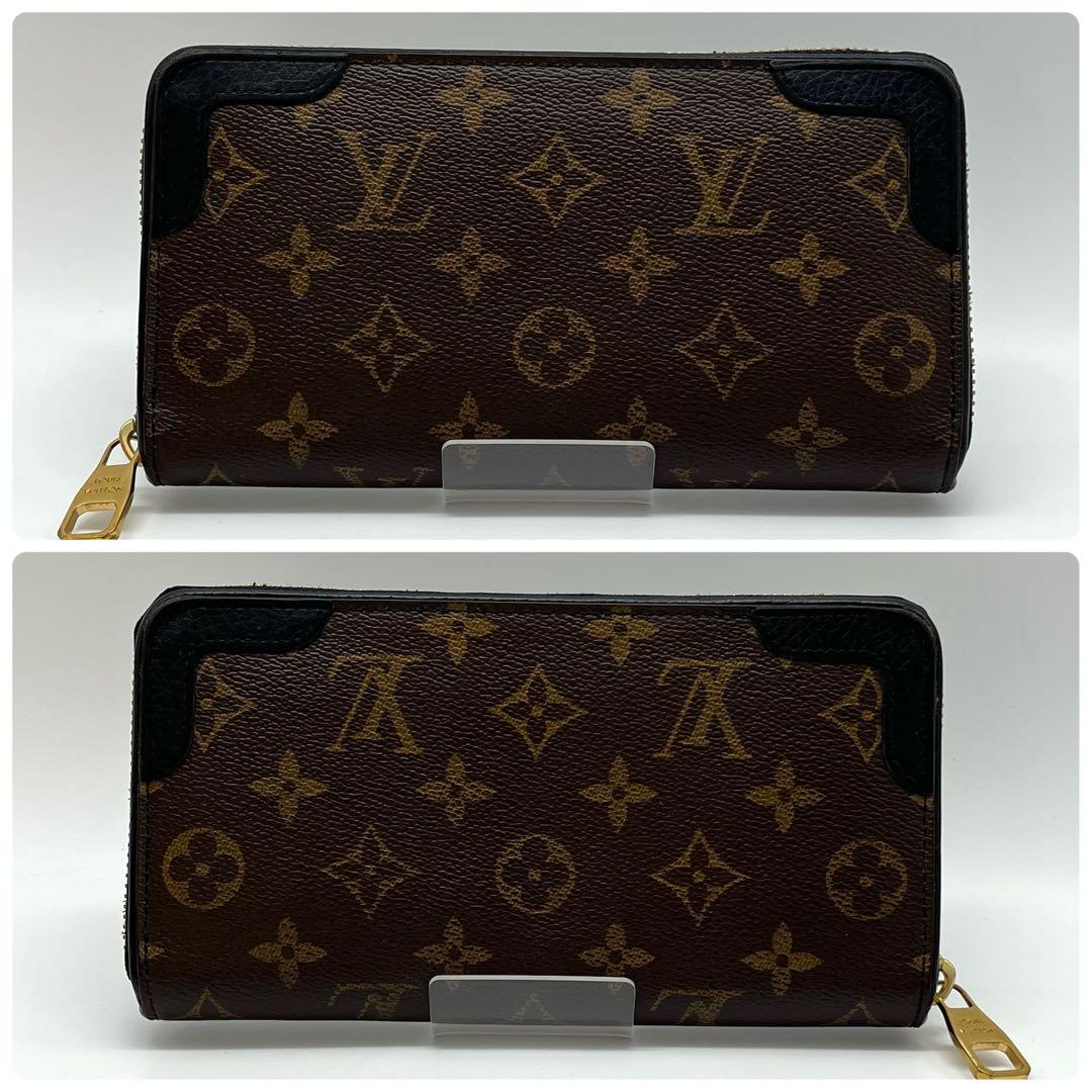 ルイヴィトン ジッピーウォレット モノグラム レティーロ ブラック