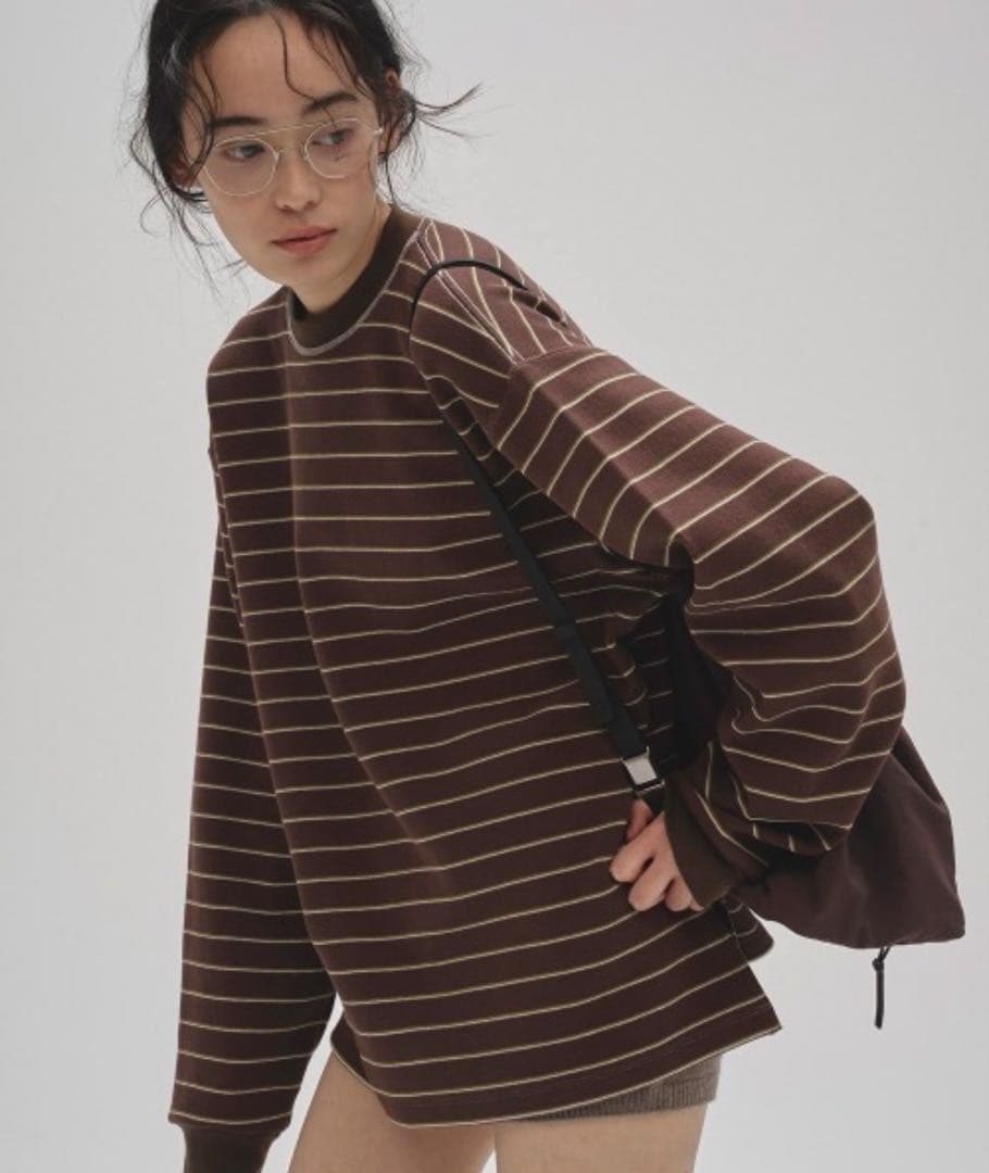 【美品】TODAYFUL Border Long T-shirts チョコ TODAYFUL トゥデイフル Border Long T-shirts 予約商品 : RAPTURE