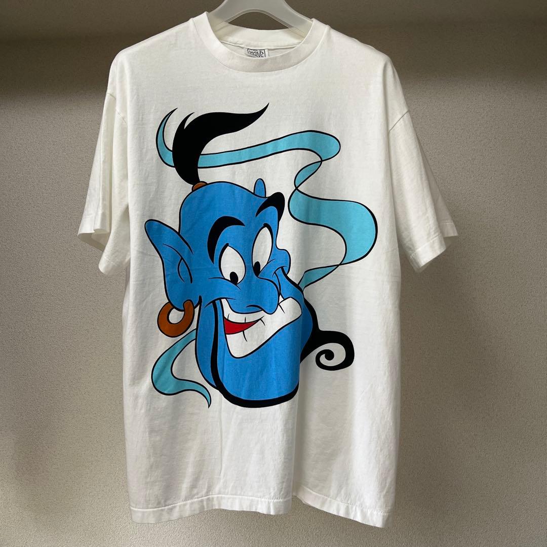 90sUSA製ヴィンテージTシャツ ディズニーアラジンジーニー WILDOATS