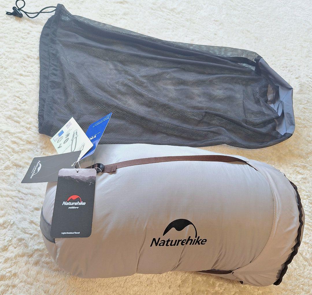 Naturehike　CW400 寝袋 ダウン　-7.9~4.7℃未使用　M