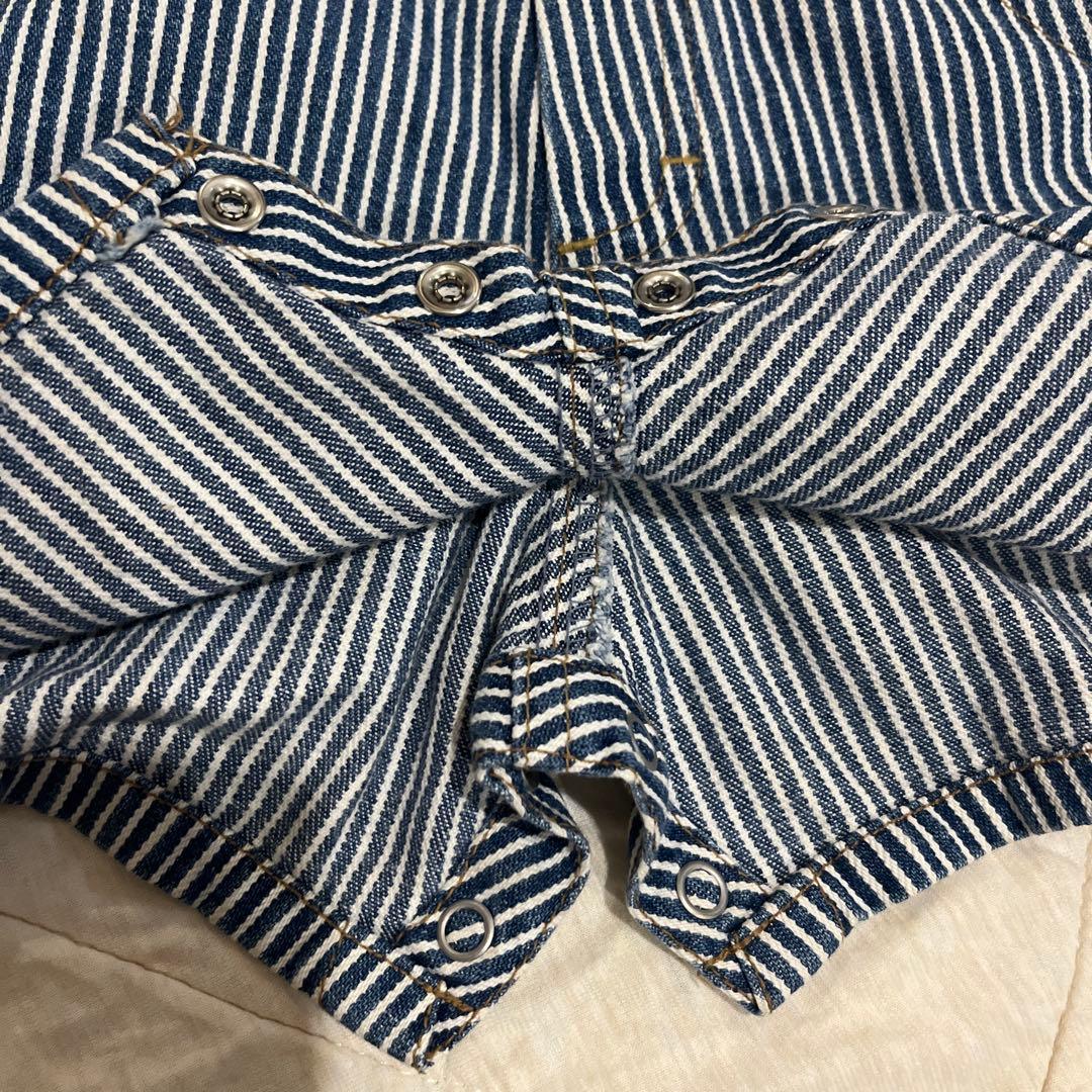 OshKosh B'Gosh ストライプオーバーオール - メルカリ