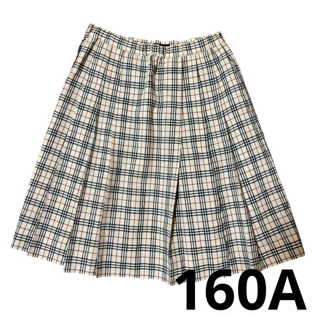 極美品✨そBURBERRY チェック柄プリーツスカート 160A - メルカリ