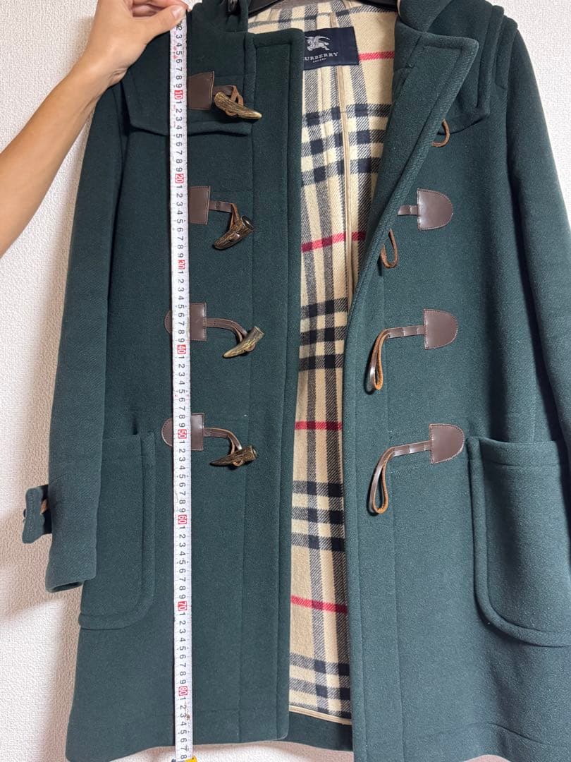 Burberry ダッフルコート ダークグリーン - メルカリ