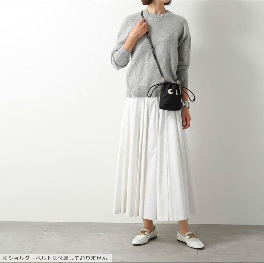 アニヤハインドマーチ EYES ナイロン 巾着ポーチ 黒 美品 - メルカリ