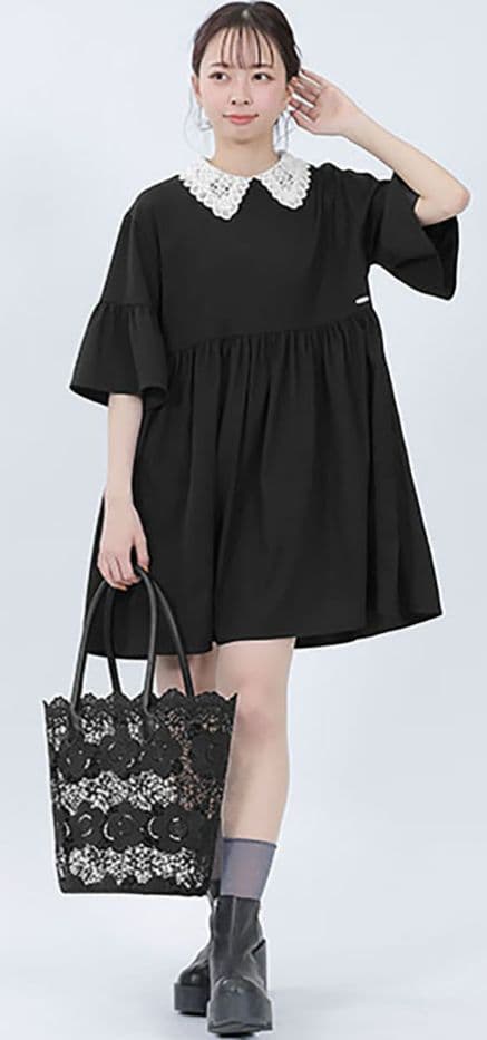 ✤本日のみ値下✤マリークワント レーススカラップトート カゴ