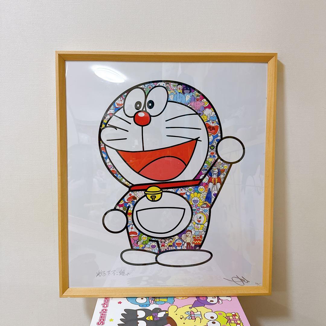 村上隆 絵画ドラえもん kaikaikiki （オフセット・リトグラフ） 村上隆 絵画ドラえもん kaikaikiki （オフセット・リトグラフ） - メルカリ