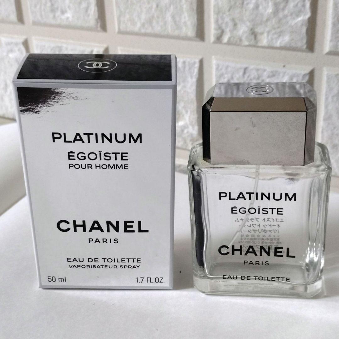 CHANELエゴイストプラチナムオードゥトワレット50ml ☆空瓶箱付きです