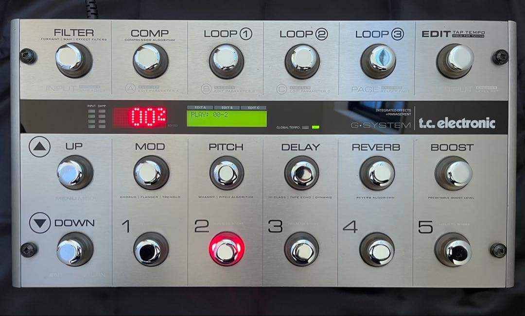 TC Electronic G-System used マルチエフェクター TC Electronic G-System Multi-Effects Processor – Drugan's Drums