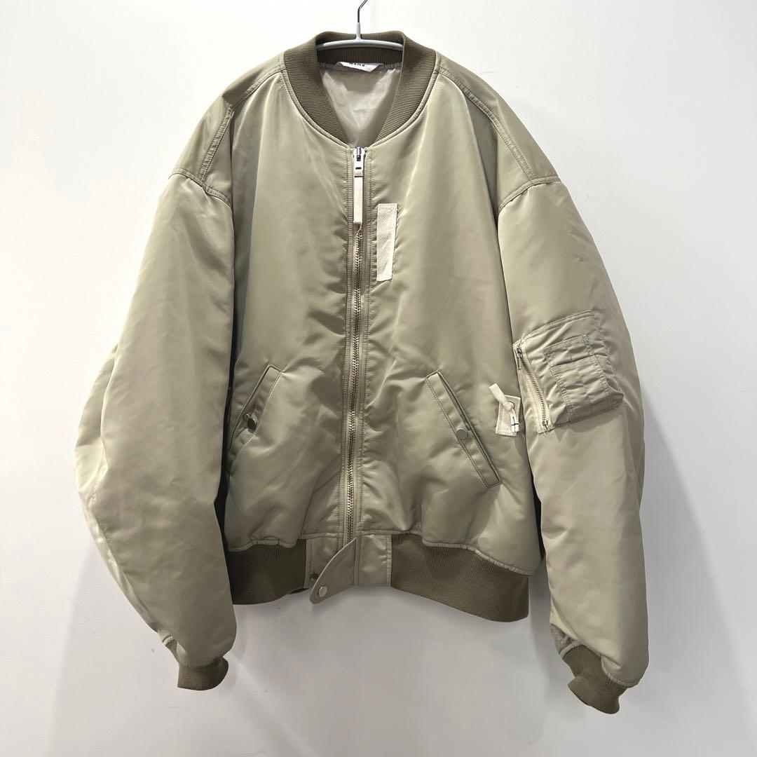 Name.】NYLON TWILL BIG MA-1 ベージュ サイズ2 - メルカリ