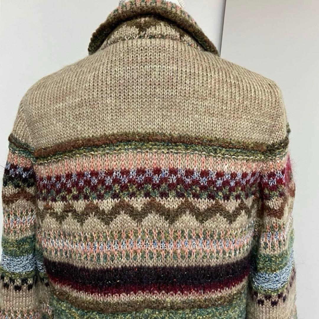 エムアンドキョウコ M.＆KYOKO ニットロングコート 佐藤繊維 サイズ2