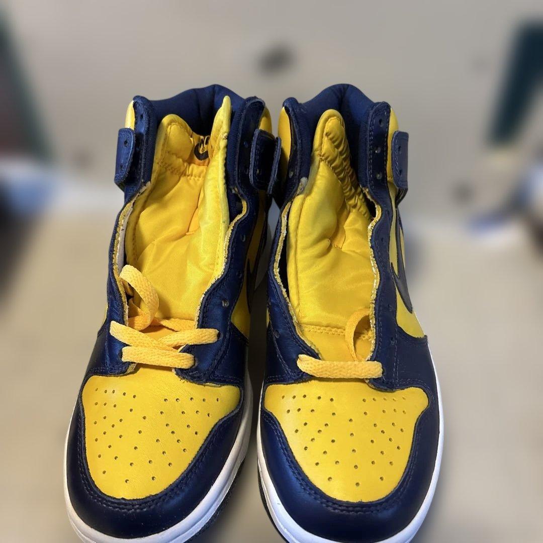 新春お年玉特価NIKE DUNK HIGH LE 8 ミシガンカラー ビンテージ ナイキ