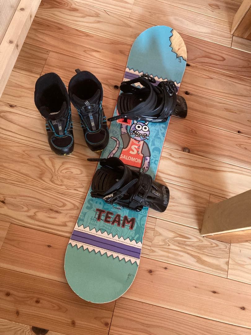 SALOMON サロモン スノーボードセット ３点セット　キッズ　ジュニア supersportsxebio_10838178101