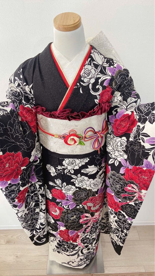 ゆゆ品　振袖フルセット　成人式　振袖　振袖5点セット　正絹