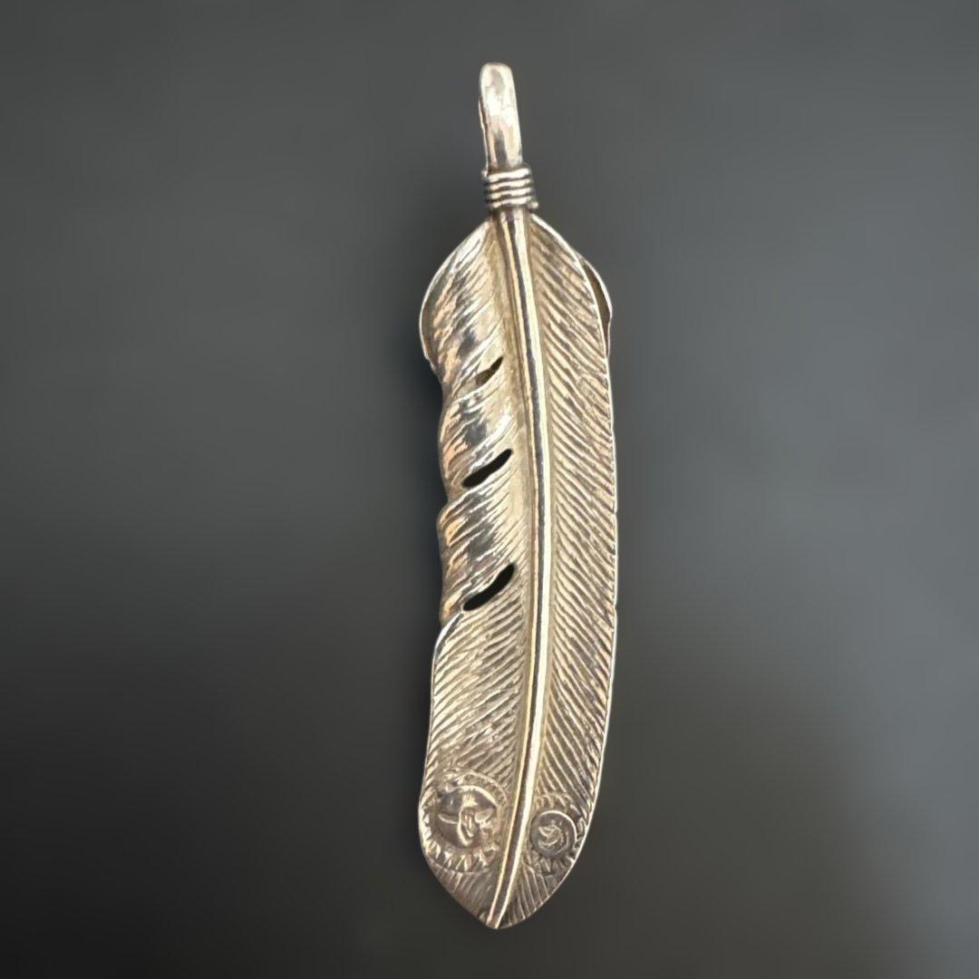 希少❗️ TADY&KING ハート特大フェザー 銀縄オニキス - メルカリ